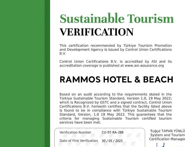 Hotel Rammos Managed By Dedeman 4*